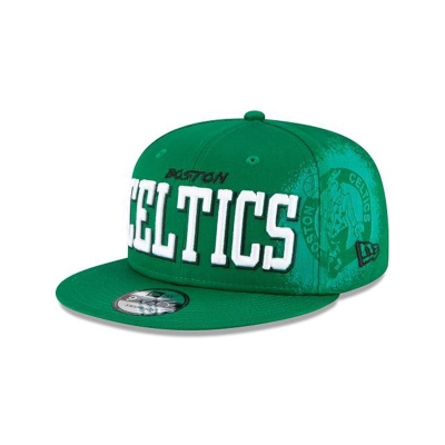 Green Boston Celtics Hat - New Era NBA Faded 9FIFTY Snapback Caps USA3847219